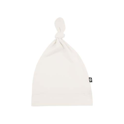 Knotted Cap in Oat | Bamboo Newborn Hat | Kyte Baby