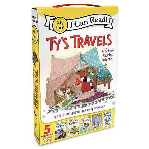 Ty’s Travels: A 5-Book Reading Collection: Zip, Zoom!, All Aboard!, Beach Day!, Lab Magic, Winter Wonderland – Geisel Honor Winner – My First I Can Read Stories for Kids (Ages 4-8)