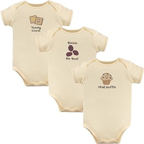 Touched by Nature Unisex Baby Organic Cotton Bodysuits