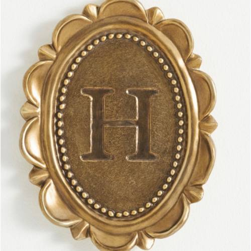 "H" Nursery wall charm