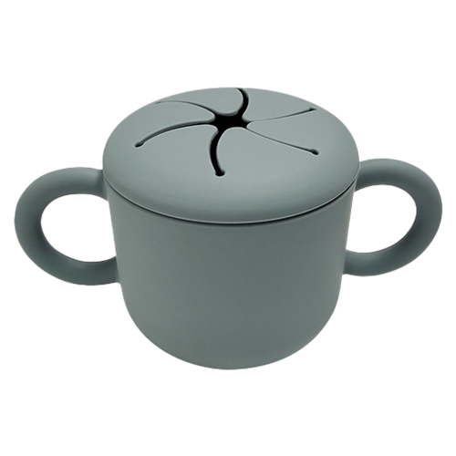 Silicone Snack Cup | Spill Proof Food Container for Toddler and Baby Style 6