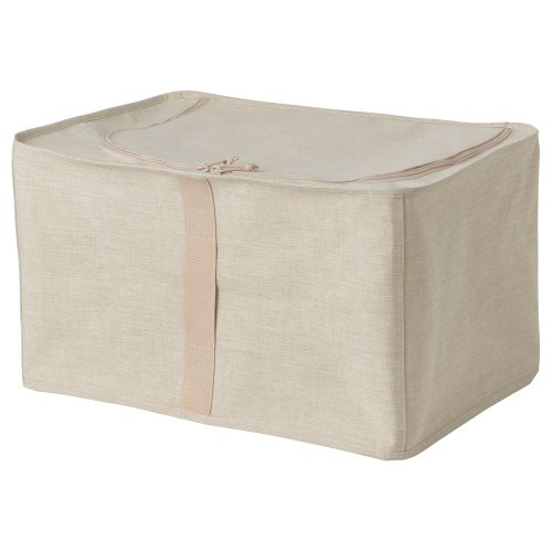 PURRPINGLA Storage case - textile/beige 13x20x11 "