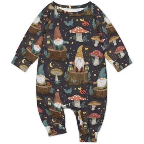 Newborn Baby Romper Clothing Cute Infant Long Sleeve Clothes Jumpsuit Playsuit One Piece Outfit for Boy Girl