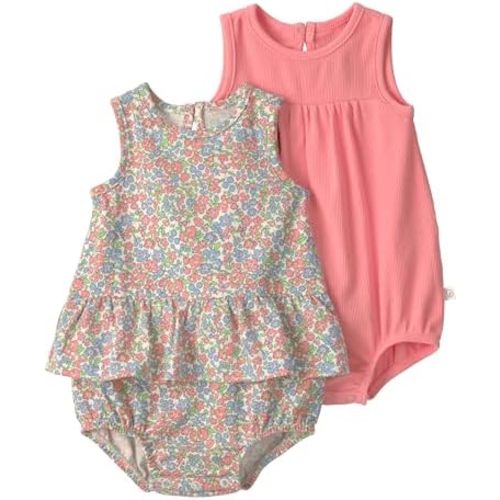 little planet by carter's unisex-baby Organic Cotton Gauze Shortall