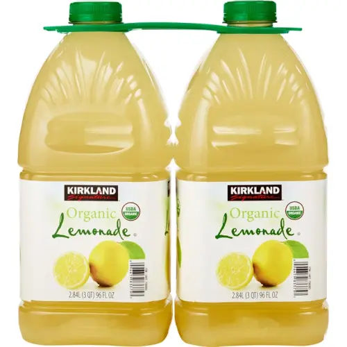 Kirkland Signature, Organic Lemonade, 96 fl oz, 2-count | Costco