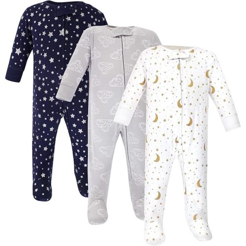Hudson Baby Unisex Baby Cotton Sleep and Play