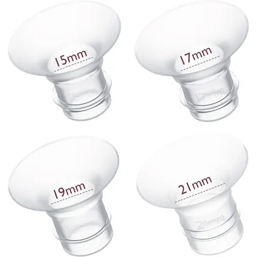 Momcozy Flange Insert 15/17/19/21mm Compatible with 24mm Flange/Shield of Most Pumps, Insert for Breast Pump Replacement Accessories, 4PCS