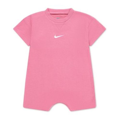 Baby Boys' and Girls' Crewneck Waffle Romper