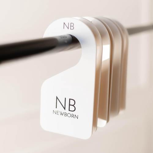 Acrylic Baby Closet Dividers | Nursery Organization | Baby Shower Gift