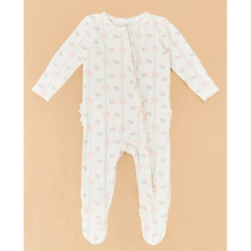 Buds & Bows Ruffle Footie