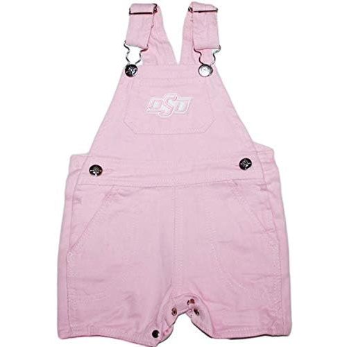 Creative Knitwear OSU Baby and Toddler Short Leg Overalls