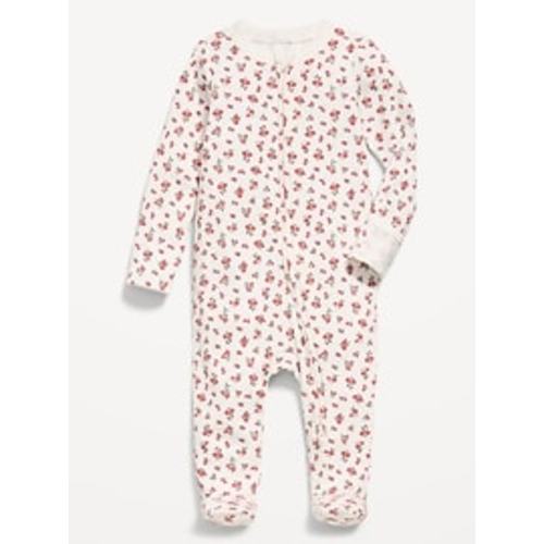Ribbed 2-Way-Zip Sleep & Play Footed One-Piece for Baby | Old Navy