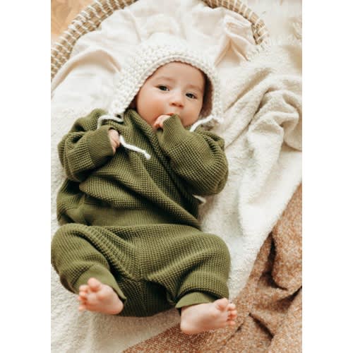 Waffle Sweater - Crocodile – Manymoons