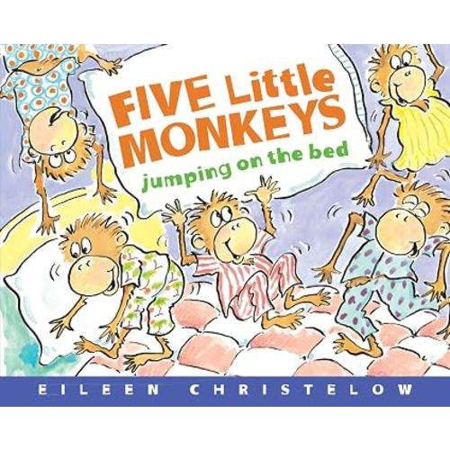 Five Little Monkeys Jumping on the Bed Deluxe Edition: A Classic Rhyming Picture Book about Naughty Monkeys at Bedtime for Children (Ages 4-7) (A Five Little Monkeys Story, 77)