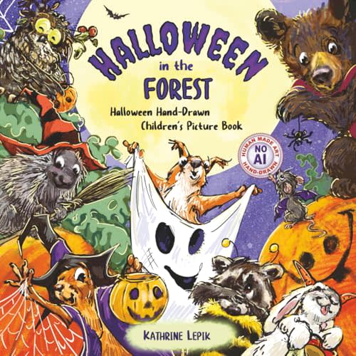 Halloween in the Forest: Halloween Hand-Drawn Children's Picture Book