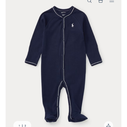 Cotton Jersey Footed Coverall | One-Pieces Baby | Ralph Lauren