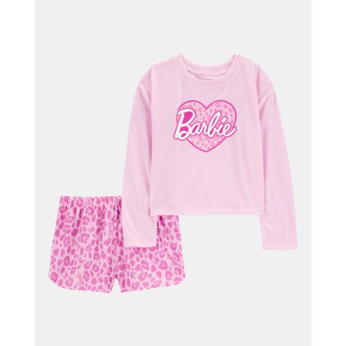 Kid Barbie Loose-Fit 2-Piece Pajamas - Pink | Carter's