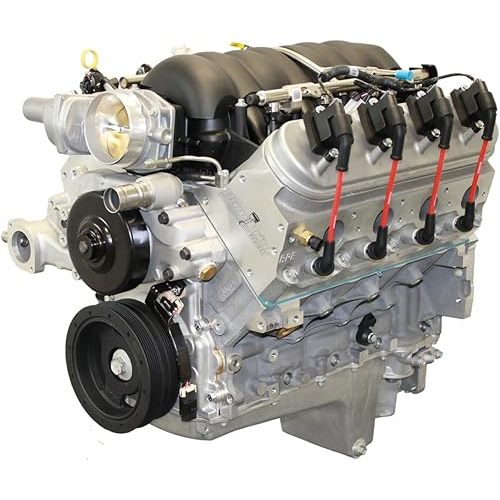 BluePrint Engines - PSLS3760CTF - Crate Engine - Compatible with/Replacement for GM LS 376 EFI 530HP Dressed Model