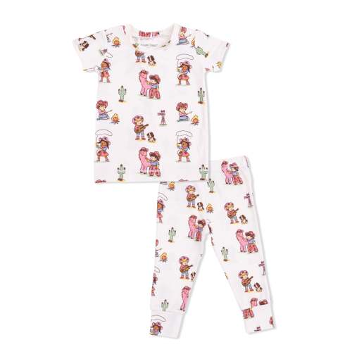 Vintage Cowgirls - Short Sleeve Loungewear Set – Angel Dear
