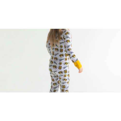 Missouri Tigers Bamboo Zippy One-Piece Sleeper | Tailgate Tikes