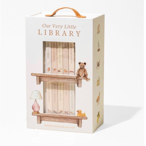 Our Very Little Library Board Book Set: A Foundational Language Vocabulary Board Book Set for Babies (Tabitha Paige Children's Book Series)