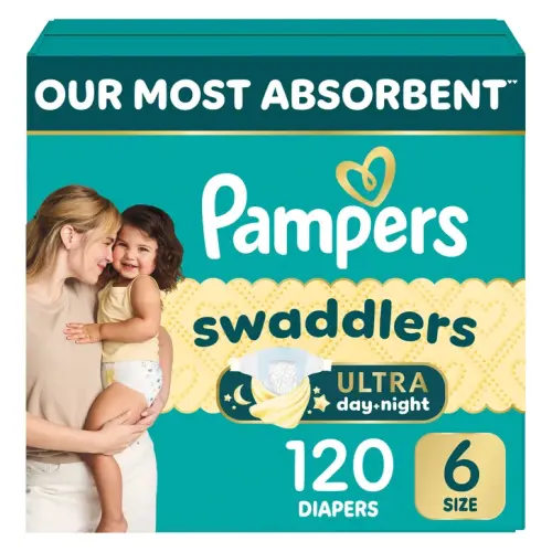 Pampers Swaddlers Ultra Diapers Sizes 3 - 7 | Costco