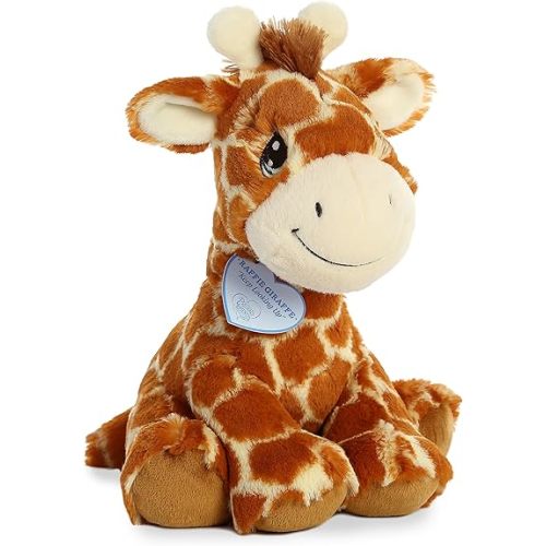 Aurora® Inspirational Precious Moments™ Raffie Giraffe Stuffed Animal - Cherished Memories - Enduring Comfort - Brown 12 Inches
