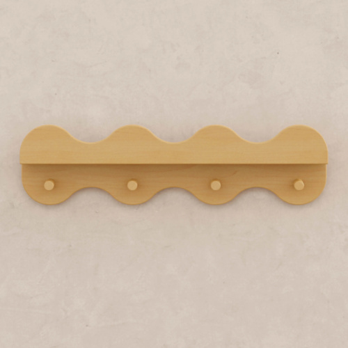 Babyletto Kids Lido Wave Bookshelf with Hooks