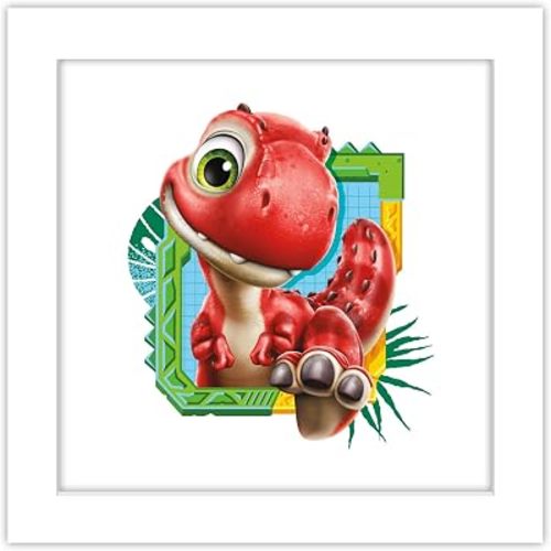 Trends International Gallery Pops® PAW Patrol: The Dino Movie (2026) - Rhubarb Wall Art Gallery Pops Wall Art, White Framed Version