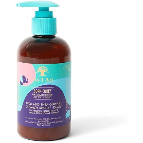 As I Am Born Curly Avocado Shea Cowash 8oz