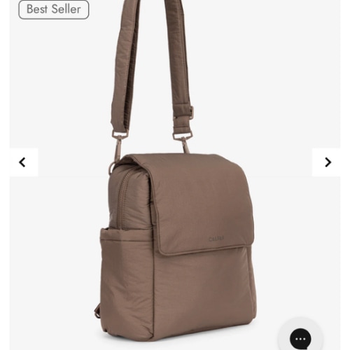 Diaper Backpack with Laptop Sleeve - HAZELNUT