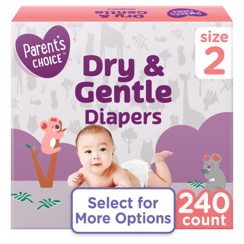 Parent's Choice Dry & Gentle Diapers (Select for More Options)