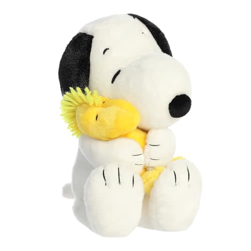 Aurora® Adorable Peanuts® Big Hugs Snoopy™ & Woodstock Stuffed Animal - Officially Licensed Toys for All Snoopy Fans - Nostalgic Gift for Adults and Birthday Celebrations - 13 Inches