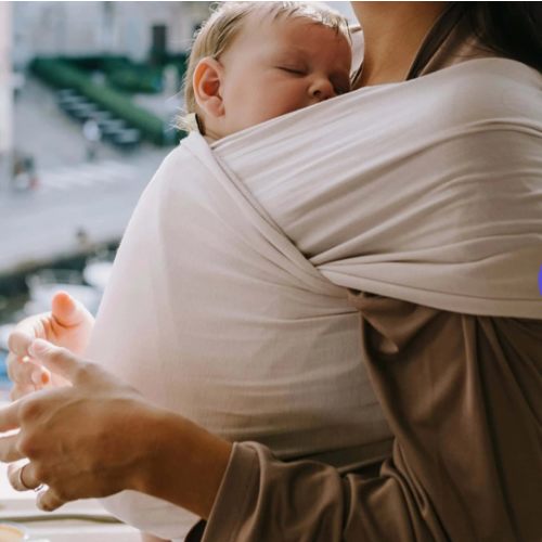 Boba Serenity Baby Wrap Organic Stone – Boba Inc.