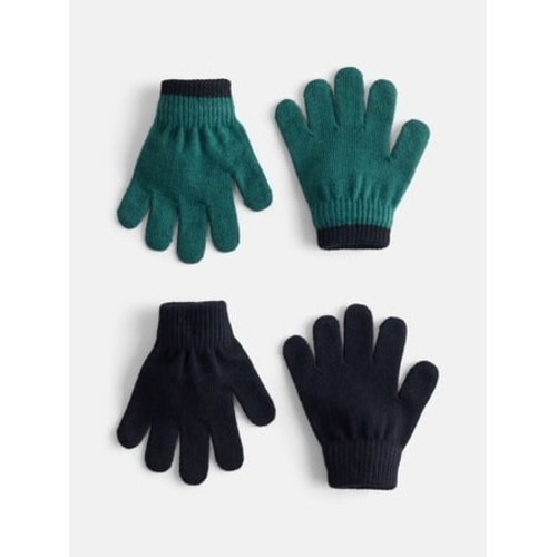 Wonder Nation Toddler Knit Gloves, 2- Pack