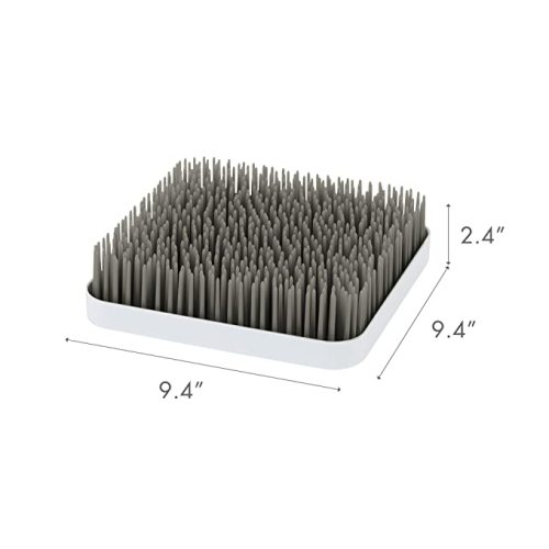 Boon Grass Countertop Baby Bottle Plastic Drying Rack, Gray - Set 1