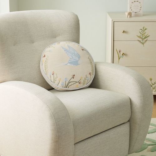 Joseph Altuzarra Embroidered Bird Pillow