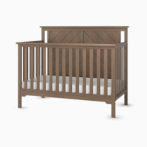 Child Craft Hampton Flat Top 4-In-1 Convertible Crib - Dusty Heather