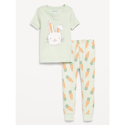 Printed Unisex Snug-Fit Pajama Set for Toddler & Baby