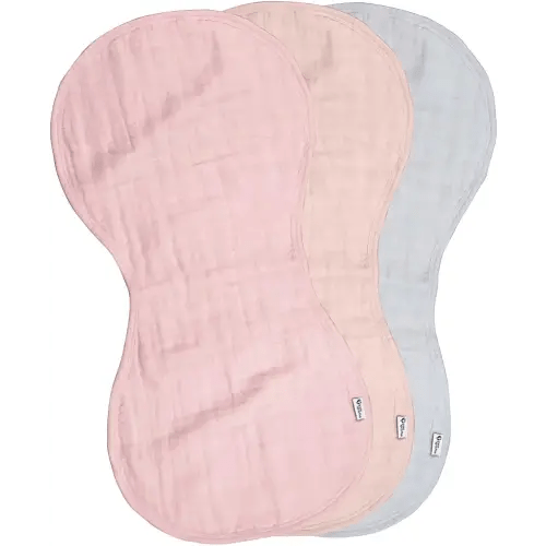 green sprouts Organic Cotton Muslin Burp Cloths, Adult Use Only, Hypoallergenic, Standard 100 by Oeko-TEX® Certified, Tested for Hormones Large