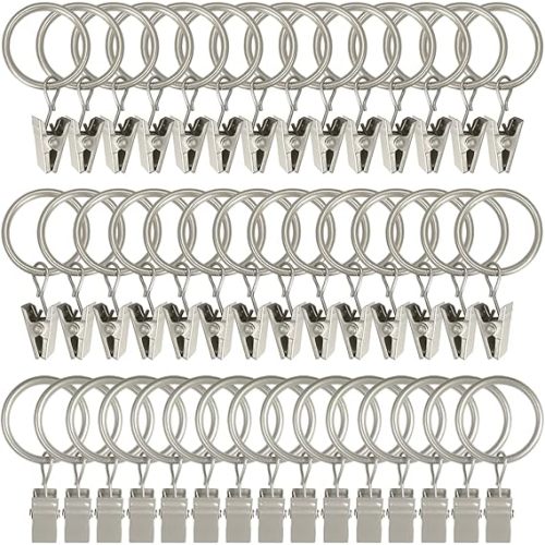 44 Pack Matte Silver Pants Hooks For Hangers