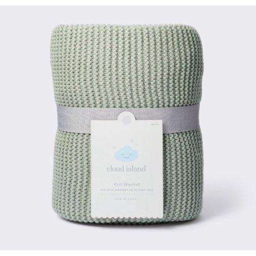 Knit Baby Blanket - Green - Cloud Island™