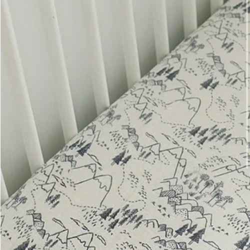 Summit Muslin Crib Sheet - Tenth & Pine - - Mebie Baby