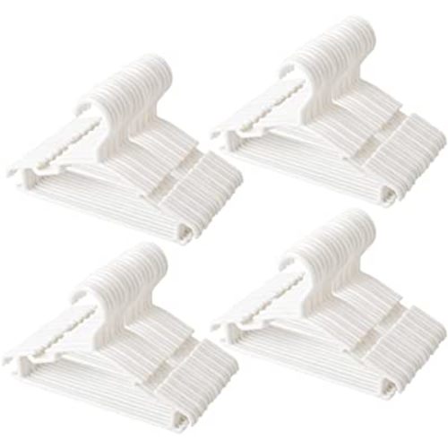 GoodtoU Baby Hangers 100Pack Kids Hangers Plastic Baby Hangers for Closet Children Hangers Infant Hangers Toddler Hangers Small Hangers