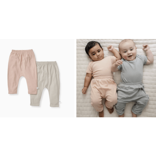 Pink Sand Organic Cotton Pants Pack of 2