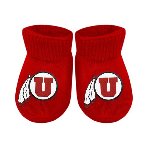 Creative Knitwear College Baby Bootie Sock - Team Logo, Multiple Colors, for Boys & Girls (Newborn - 6 Months)