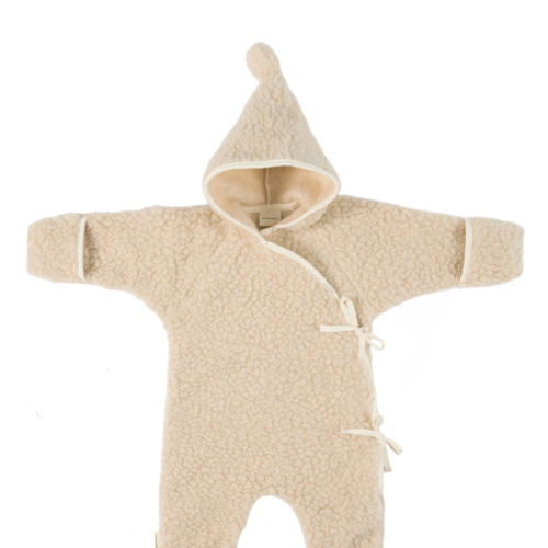 HARRODS X BINIBAMBA MERINO WOOL SNUGGLESUIT BABY ROMPER