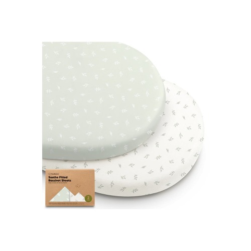 2-Pack Soothe Fitted Bassinet Sheets
