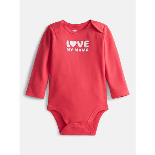Wonder Nation Baby Girls Bodysuit with Long Sleeves, Sizes 0-24 Months