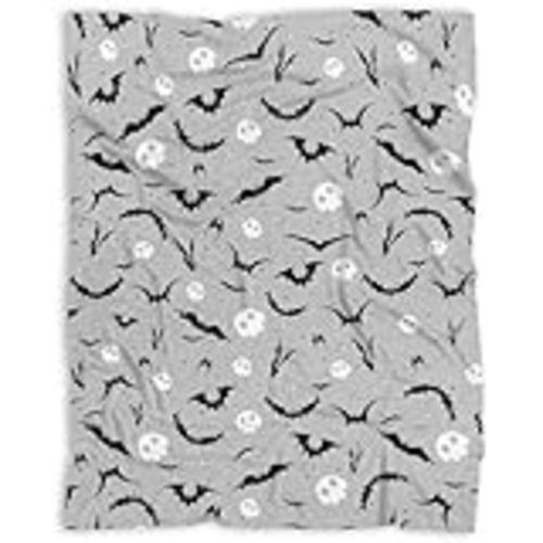 Bat Blanket Halloween Blanket for Boys Girls Gothic Stuff,40x30in | Bat Throw Blanket Gothic Blanket Halloween Gifts for Kids Adult Halloween Gifts Soft Fleece Blankets for Sofa Bed Decor